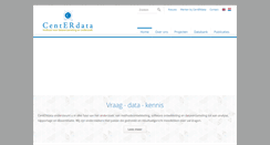 Desktop Screenshot of centerdata.nl